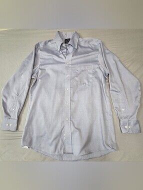 Eagle Shirtmakers 15.5 Light Blue Button Down